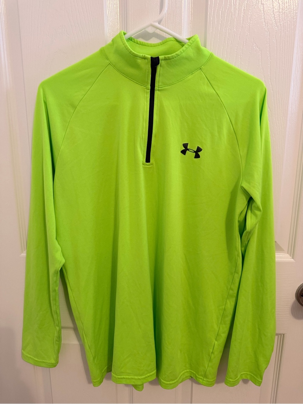 Under Armour Men’s Neon Lime 1/4 Zip Performance Top